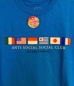 ASSC International tee blue