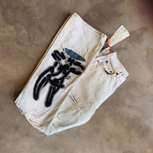 OFF WHITE MAN  EV LOW FIT JEANS