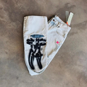 OFF WHITE MAN  EV LOW FIT JEANS