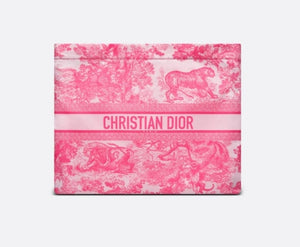 CHRISTIAN DIOR ZIPPER POUCH PEONY PINK