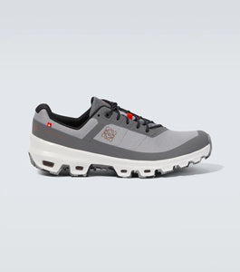 Cloudventure Rubber-trimmed Recycled-canvas Sneakers Grey