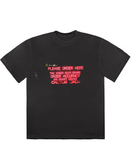 CACTUS JACK X Mcdonalds Order Here T-shirt