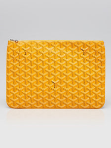 GOYARD SENAT POUCH MM YELLOW