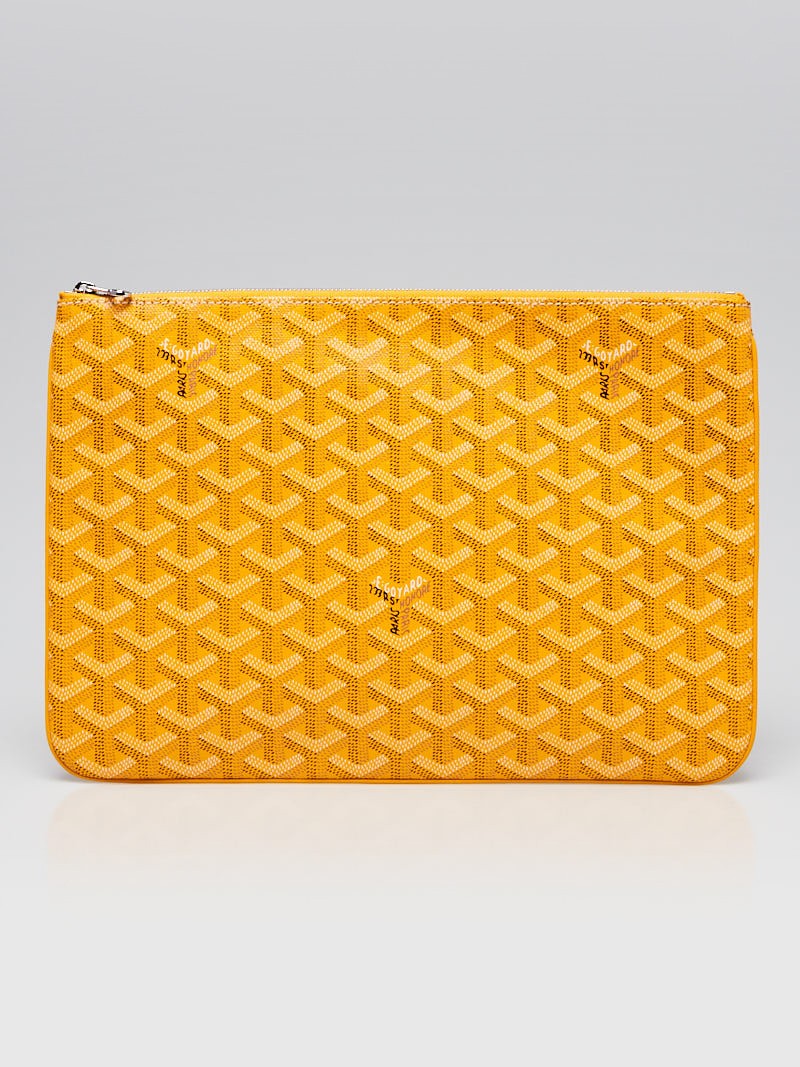 GOYARD SENAT POUCH MM YELLOW