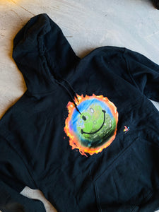 TRAVIS SCOTT WORLD HOODIE BLACK