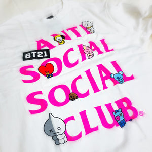 ASSC TEE BT21 PINK LOGO