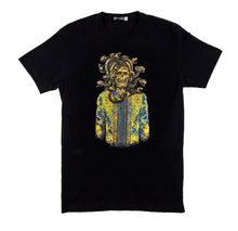 Load image into Gallery viewer, GOF MEDUSA HEAD CRYSTALS TEE BLACK
