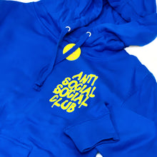 Load image into Gallery viewer, ASSC HOODIE SPRAY LOGO BLUE
