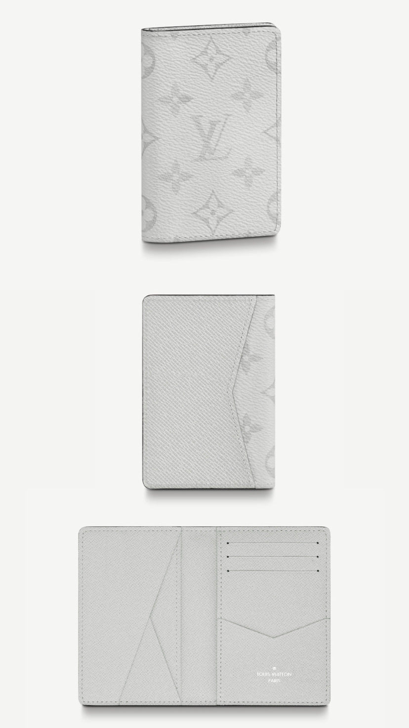 LOUIS VUITTON POCKET ORGANIZER WHITE