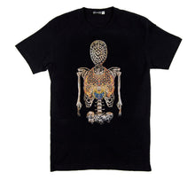 Load image into Gallery viewer, GOF GLOWING MASK CRYSTAL TEE BLACK
