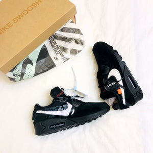 OFF WHITE X NIKE AIRMAX 90 BLACK