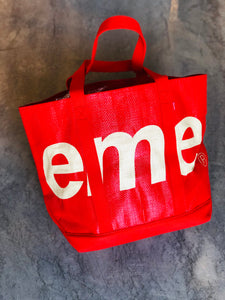 SUPREME TOTE BAG RED