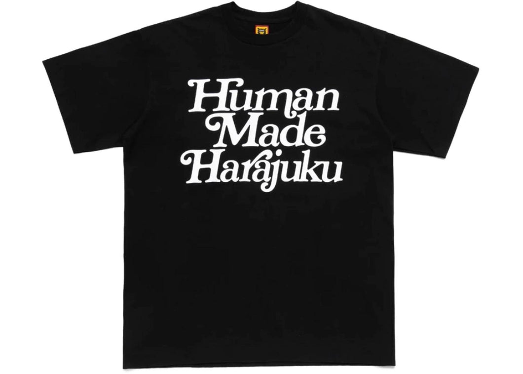 HUMAN MADE TEE GIRLS DONT CRY HARAJUKU BLACK