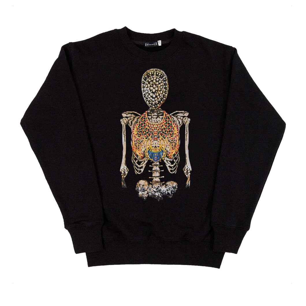 GOF GLOWING MASK SWEATER BLACK