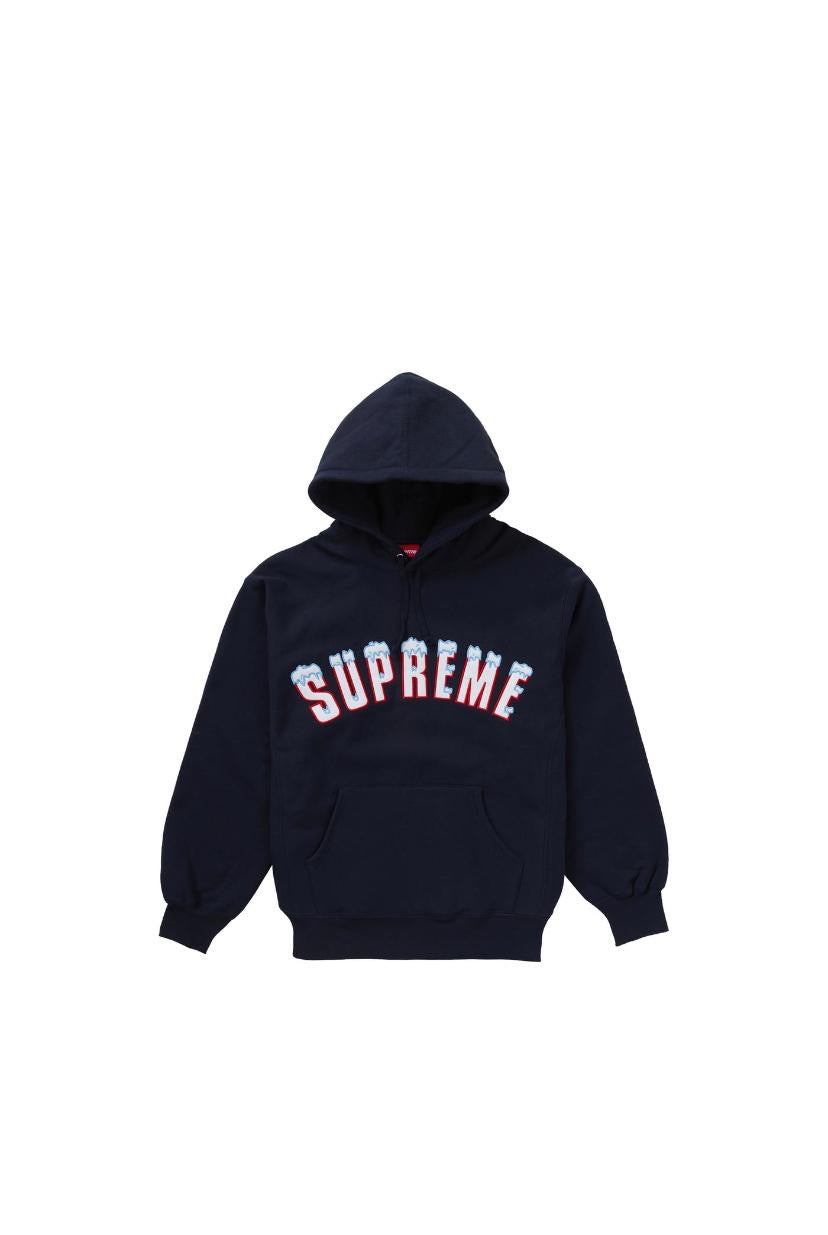 SUPREME HOODIE ICY Arc NAVY