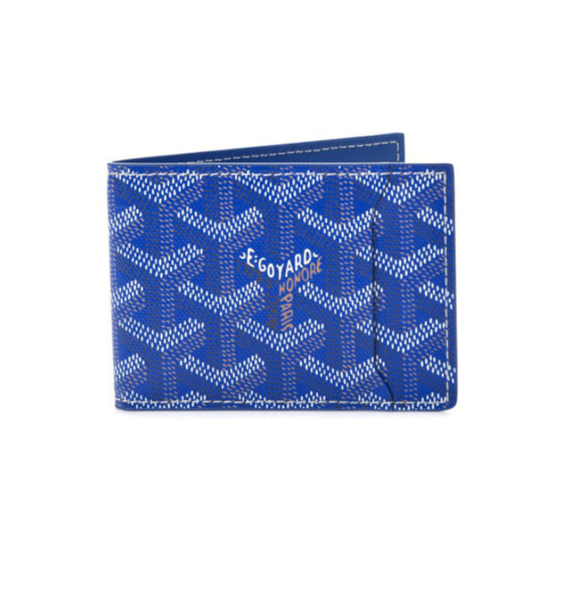 GOYARD SLOT WALLET Victoire Companion Blue