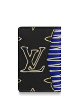 Load image into Gallery viewer, LOUIS VUITTON  Monogram POCKET ORGANIZER Patchwork Brown Blue
