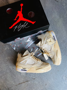 NIKE x OFF WHITE JORDAN 4 SAIL