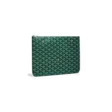 GOYARD SENAT POUCH MM GREEN