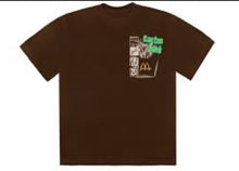 Load image into Gallery viewer, CACTUS JACK x McDonalds Cactus pack tee brown
