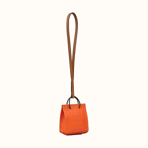 HERMES BAG CHARM ORANGE