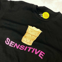 Load image into Gallery viewer, ASSC TEE SENSITIVE BLACK
