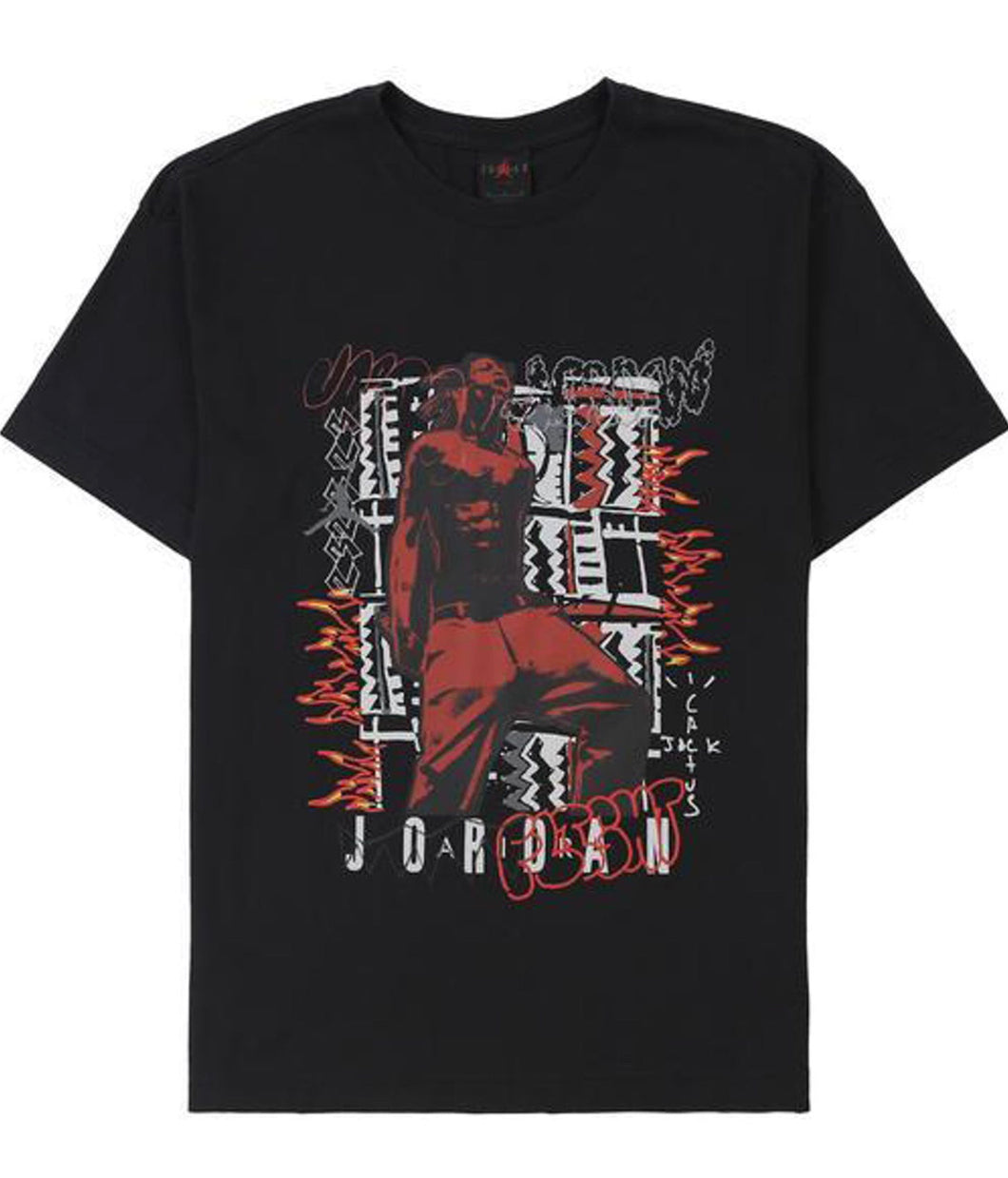 TRAVIS SCOTT TEE MJ2 BLACK