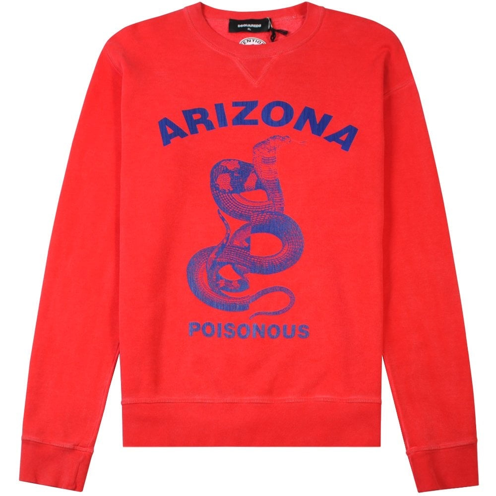 DSQUARED2 ARIZONA SWEATER RED