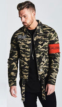 Load image into Gallery viewer, BNARROW DENIM JACKET CAMO/RED BAND
