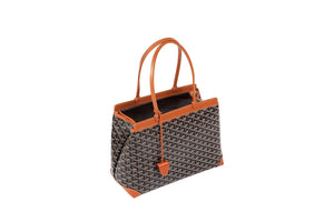 GOYARD BELLECHASSE BIAUDE BAG BLACK/TAN