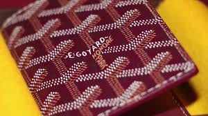 GOYARD Saint Pierre CARD Holder Goyardine Red