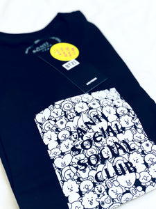 ASSC TEE BT21 BLACK