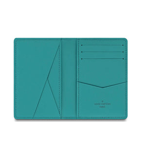 LOUIS VUITTON POCKET ORGANIZER TEAL BLUE CHECKERS