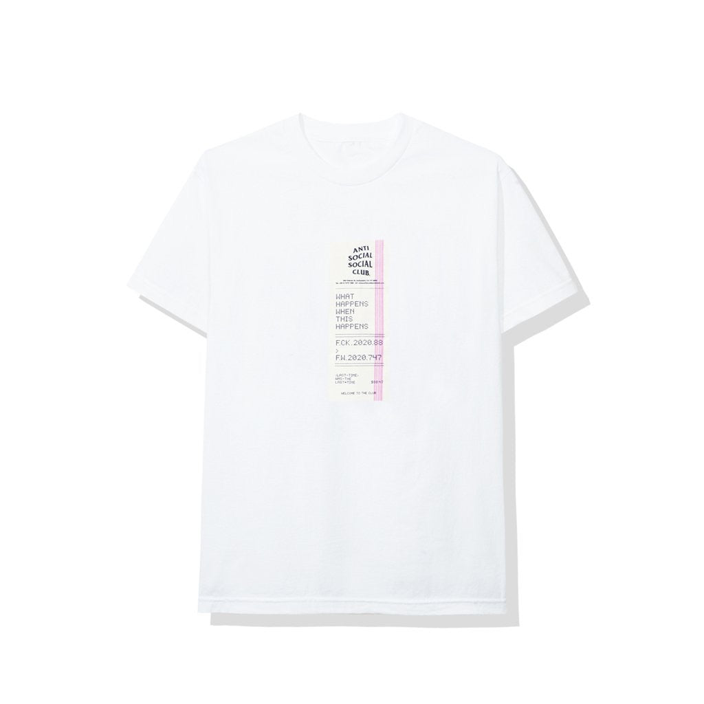 ASSC TEE READ RECEIPT WHITE