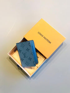 LOUIS VUITTON POCKET ORGANIZER Denim LIGHT BLUE