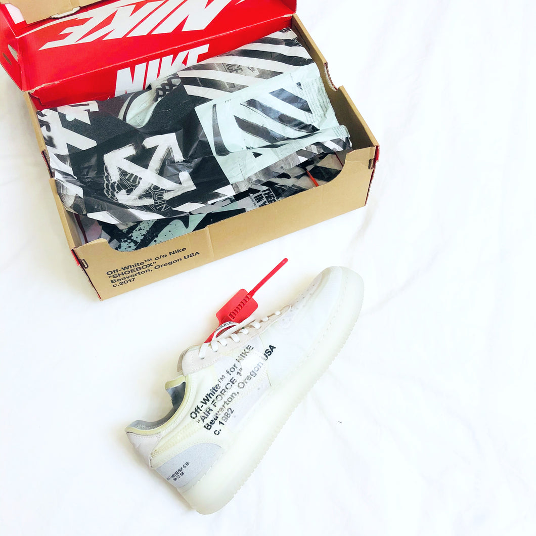 OFF WHITE X NIKE AIR FORCE 1 OG