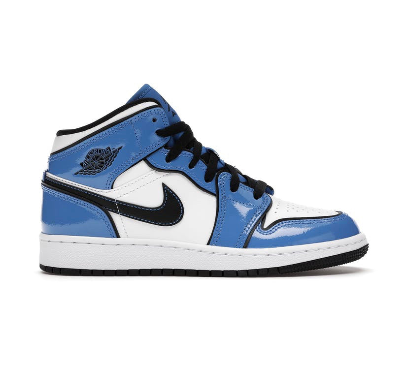 JORDAN 1 MID SIGNAL BLUE