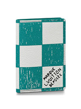 Load image into Gallery viewer, LOUIS VUITTON POCKET ORGANIZER TEAL BLUE CHECKERS
