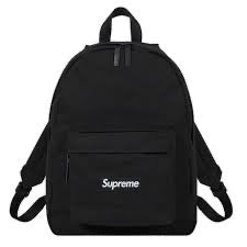 SUPREME CANVAS BACKPACK BLACK