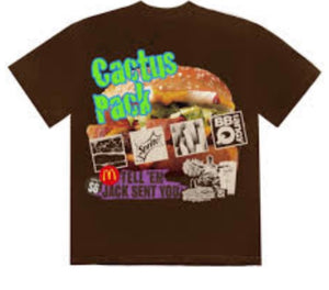 CACTUS JACK x McDonalds Cactus pack tee brown