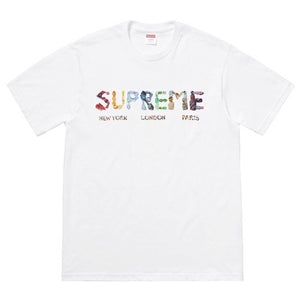 SUPREME ROCKS TEE WHITE