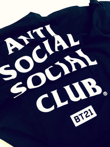 ASSC TEE BT21 BLACK