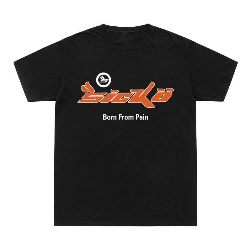 Sick o BORN FROM PAIN TSHIRT Black