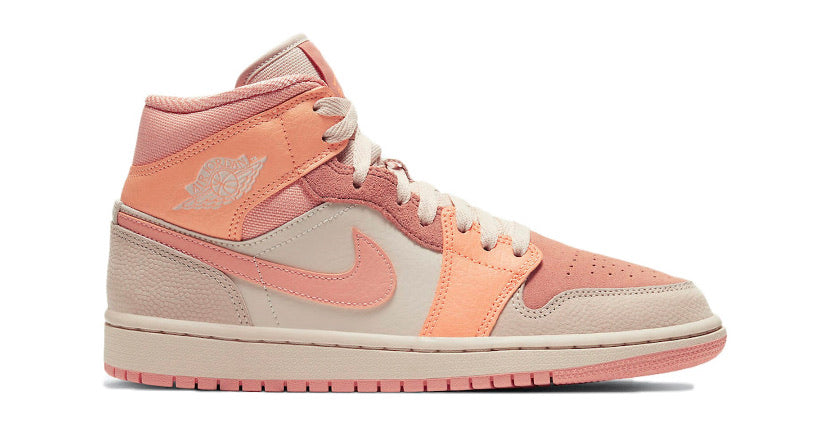 JORDAN 1 MID APRICOT ORANGE