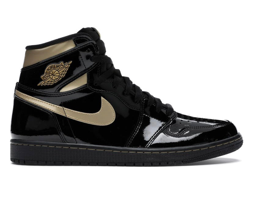 JORDAN 1 BLACK METALLIC GOLD