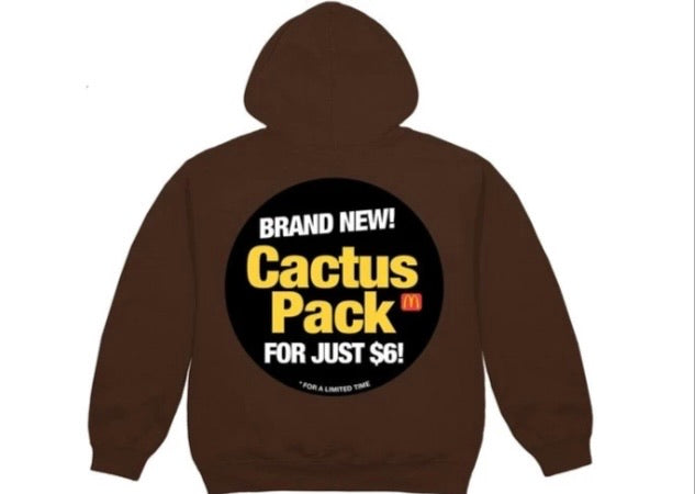 CACTUS JACK x McDonalds Cactus pack sticker HOODIE