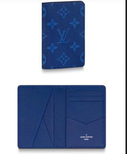 LOUIS VUITTON POCKET ORGANIZER BLUE