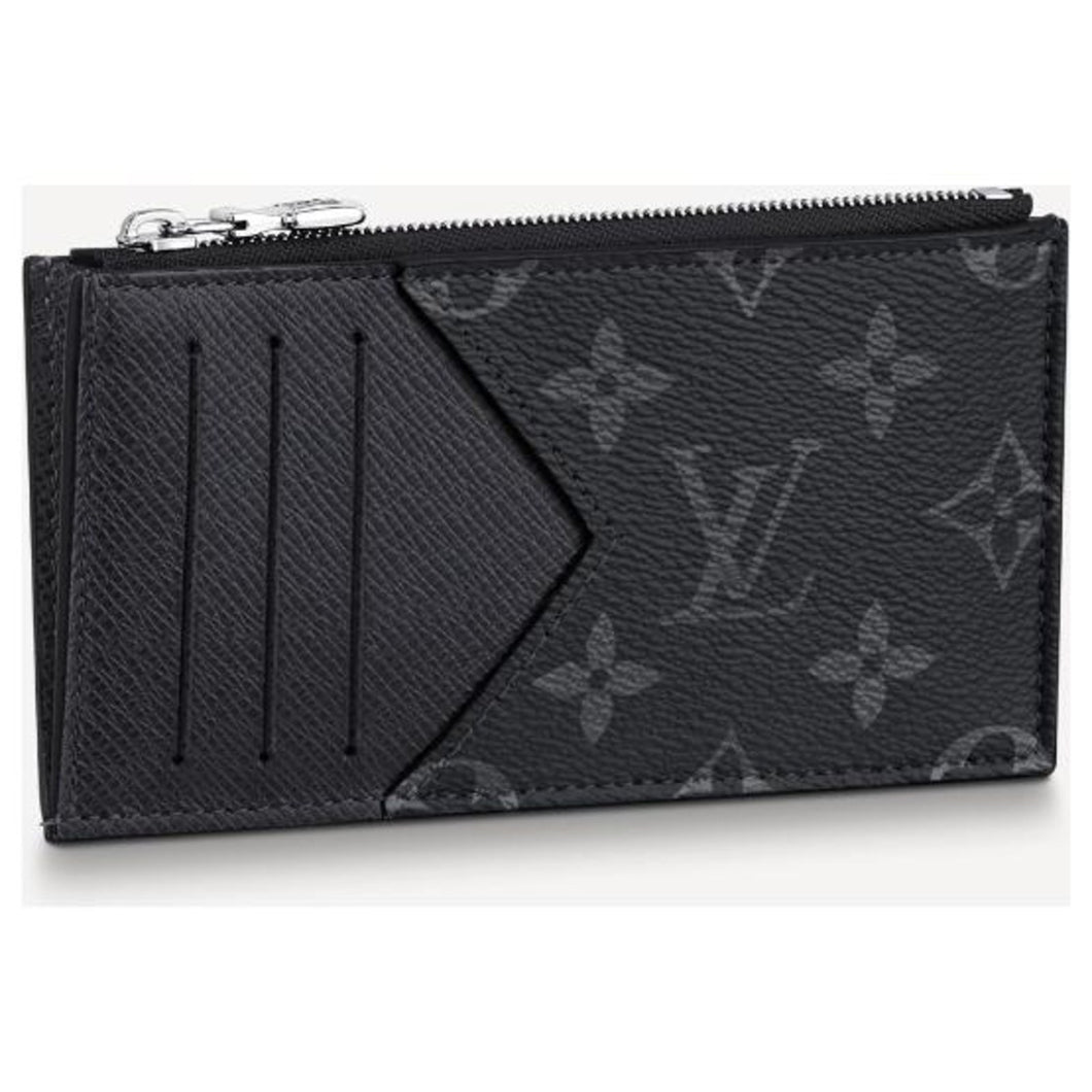 LOUIS VUITTON COIN CARD HOLDER MONOGRAM IN BLACK