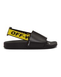 OFF-WHITE C/O VIRGIL ABLOH INDUSTRIAL BACK STRAP SLIDE – BLAK.KW