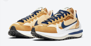 NIKE X SACAI VAPOR WAFFLE SESAME BLUE  VOID WHITE